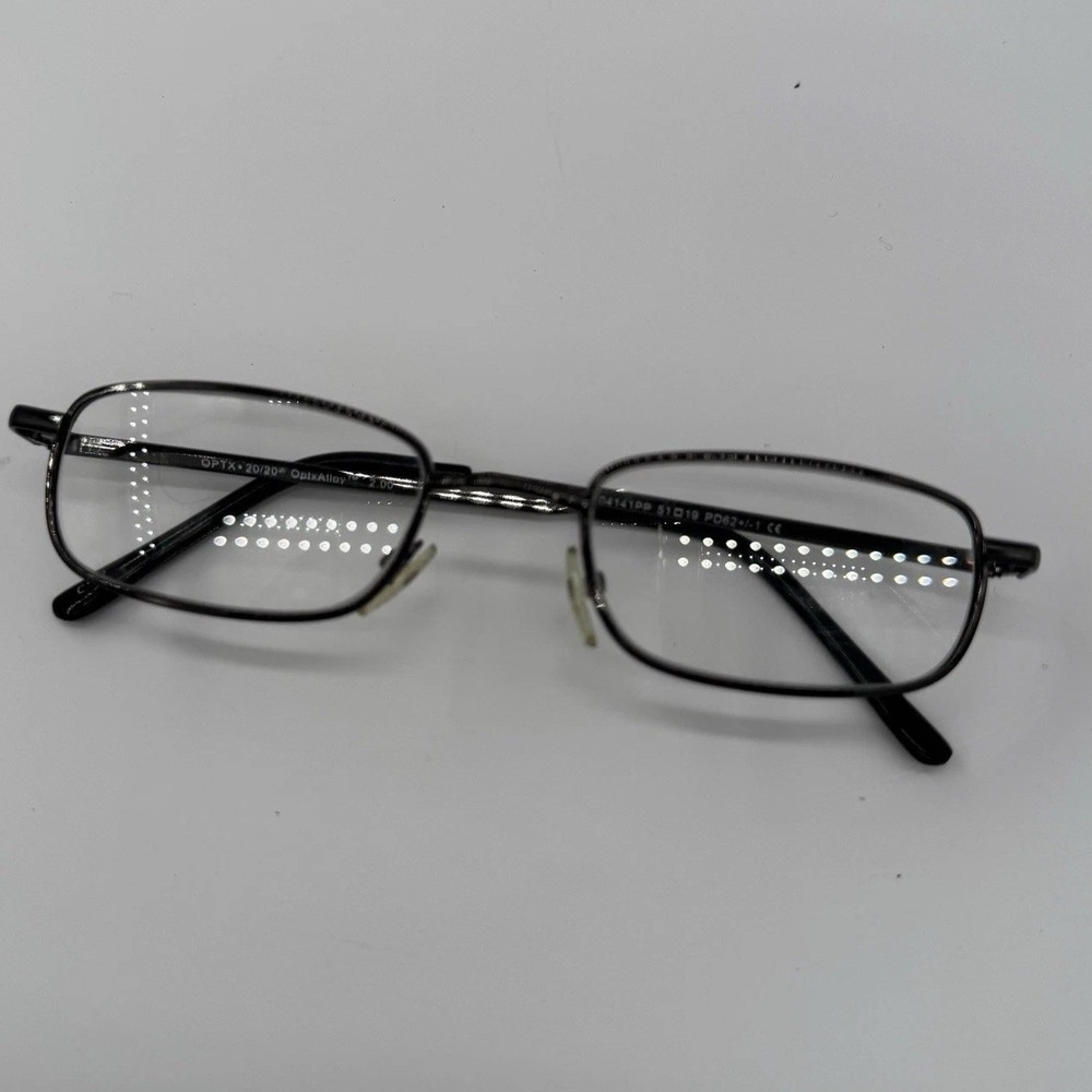 OPTX 20/20 OptxAlloy 2.00 Reading Glasses 51-19 Metal Rectangular